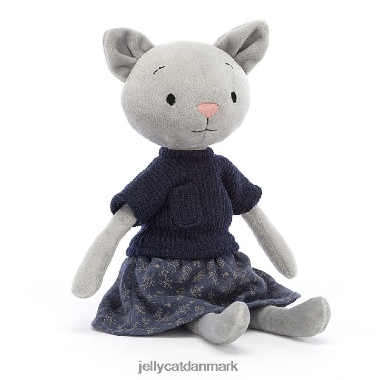 legetøj LHVJ00584 coquette cutie cat grå Jellycat legetøj LHVJ00584 coquette cutie cat grå Jellycat